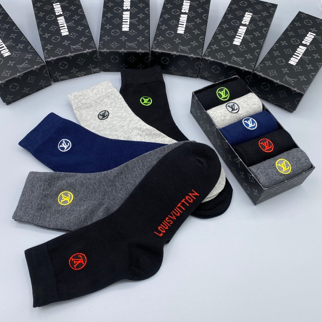 Louis Vuitton Socks(One pair of each style)