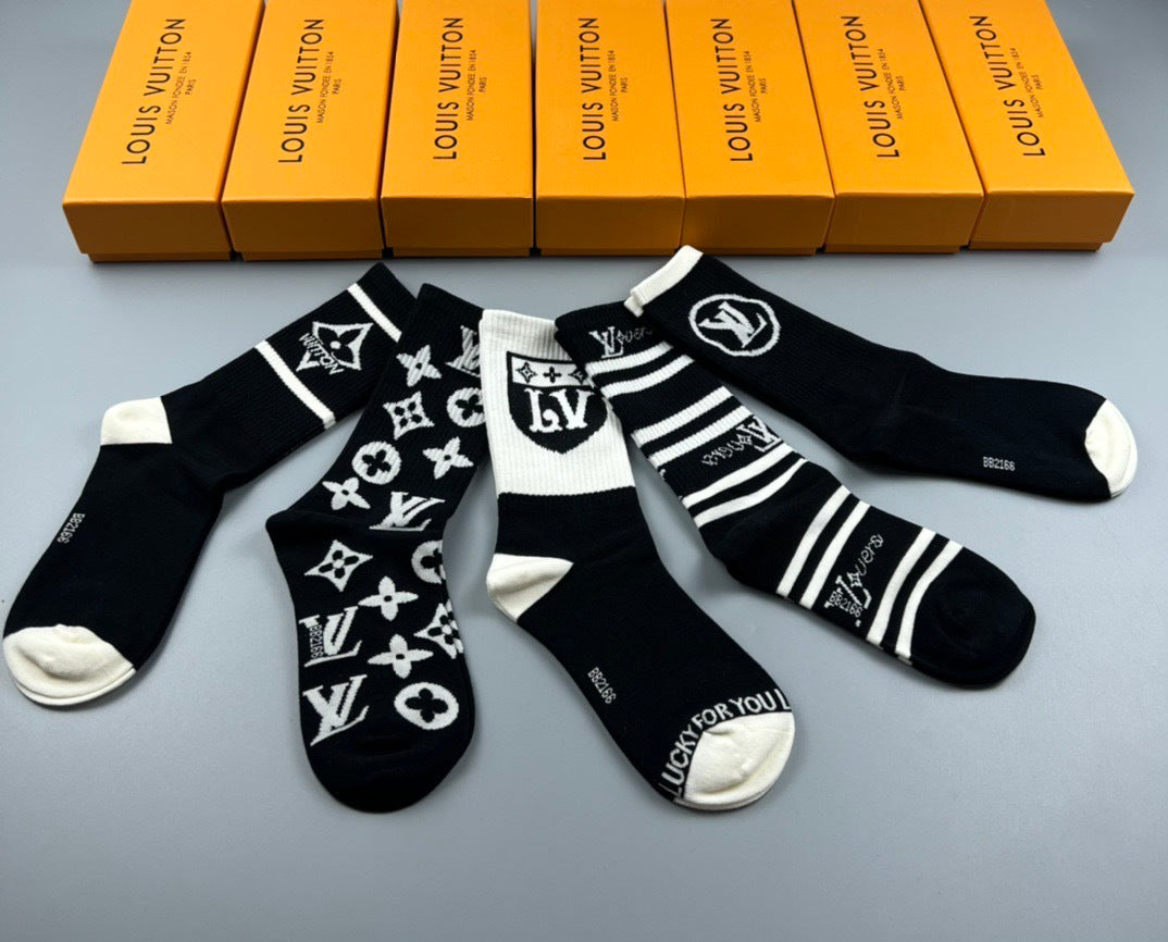 Louis Vuitton Socks(One pair of each style)