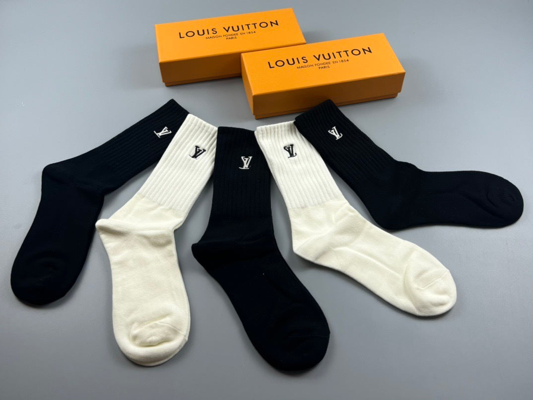 Louis Vuitton Socks(One pair of each style)