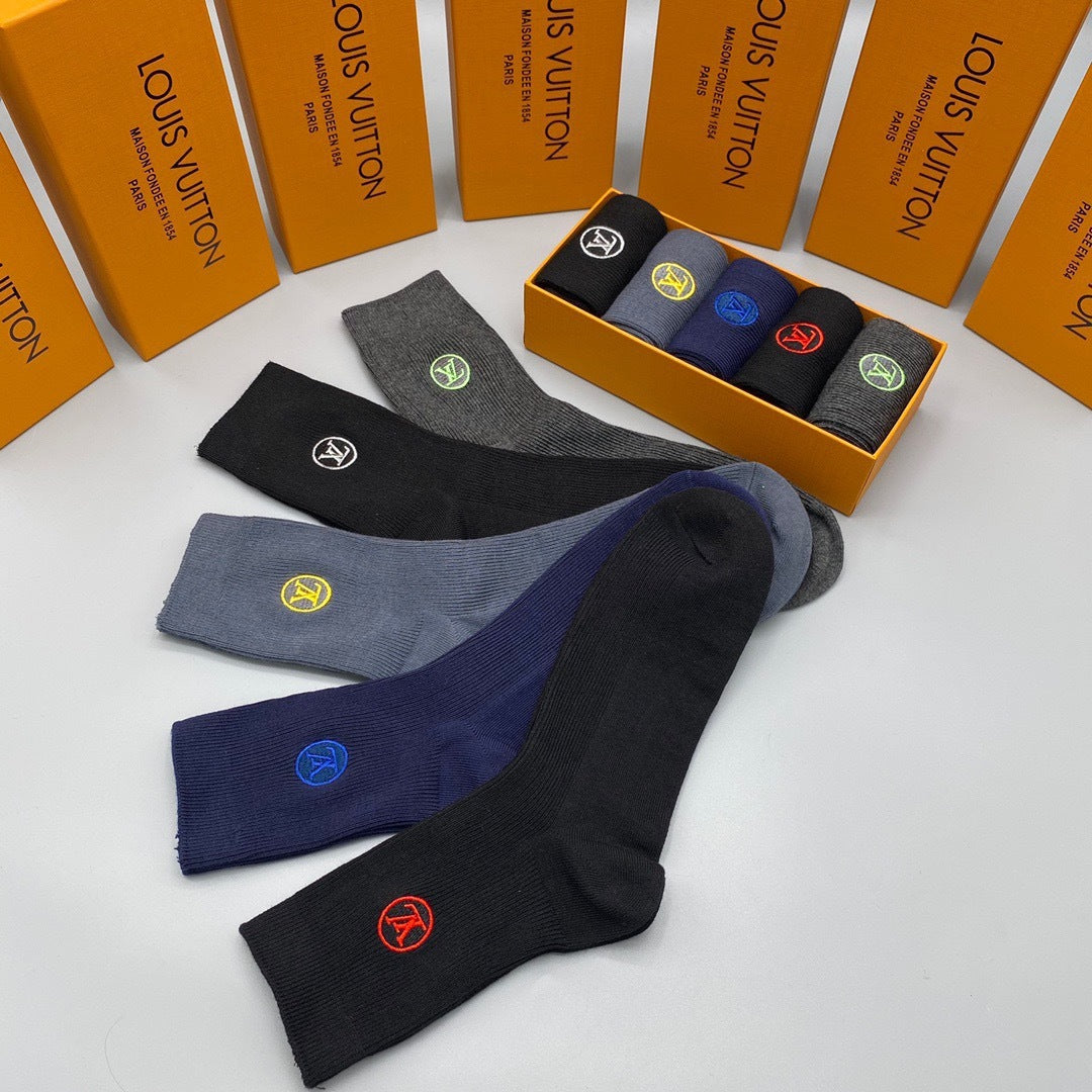 Louis Vuitton Socks(One pair of each style)