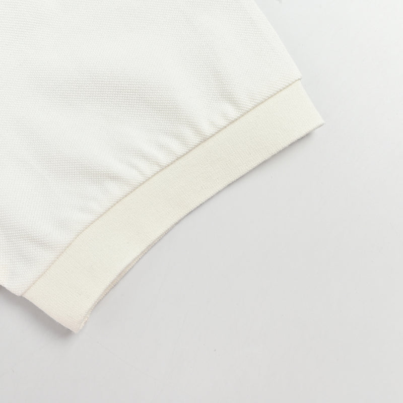 Gucci Ivory Piqué Cotton Polo Shirt