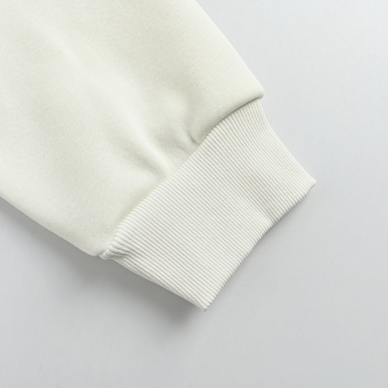 Louis Vuitton Leather Label Minimal Sweatshirt – Cream