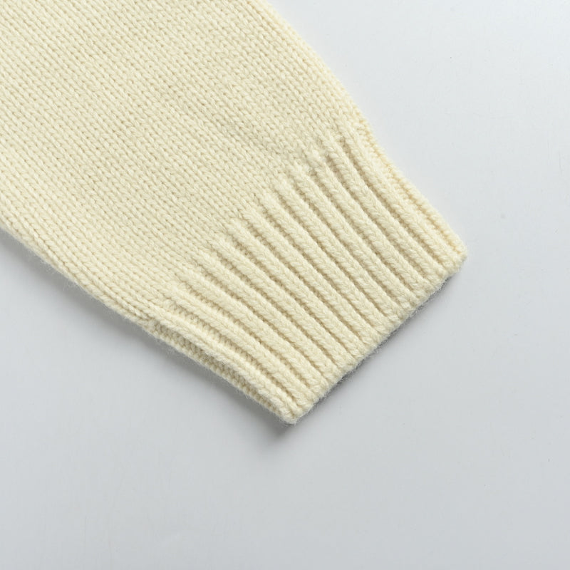 Louis Vuitton Pearl Zip Knit Cardigan – Cream