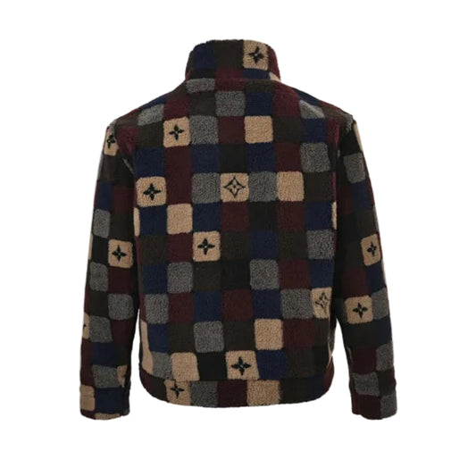 Louis Vuitton Damier Sherpa Zip Jacket – Multi