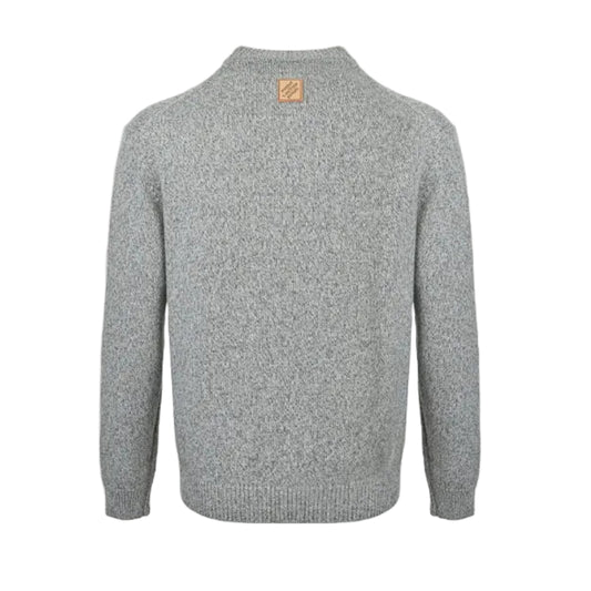 Louis Vuitton Fox Jacquard Chunky Knit Sweater – Grey