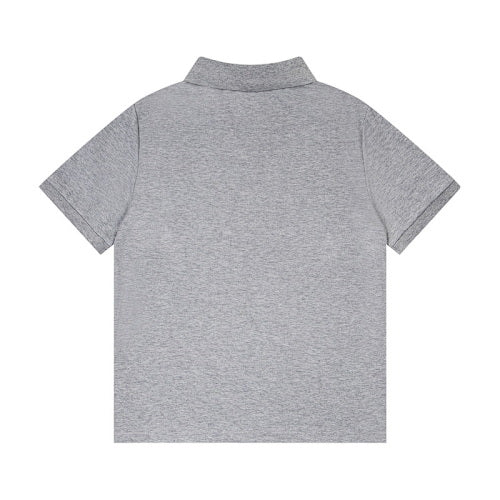 Stussy x Nike World Tour Logo Embroidered Solid Colour Pique Polo Shirt