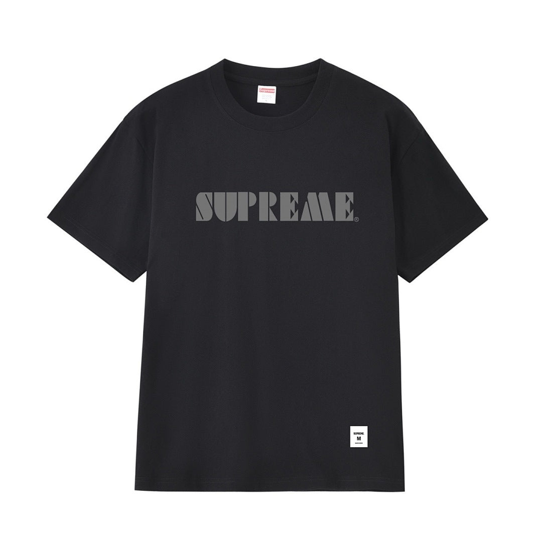 款号M251#p40💰 Supreme SS24 WEEK14 STENCIL EMBROIDERED S/S TOP 字母印花刺绣徽标短袖美式潮流T恤 男女同款 宽松版型 采用260克双纱纯棉 - view 7