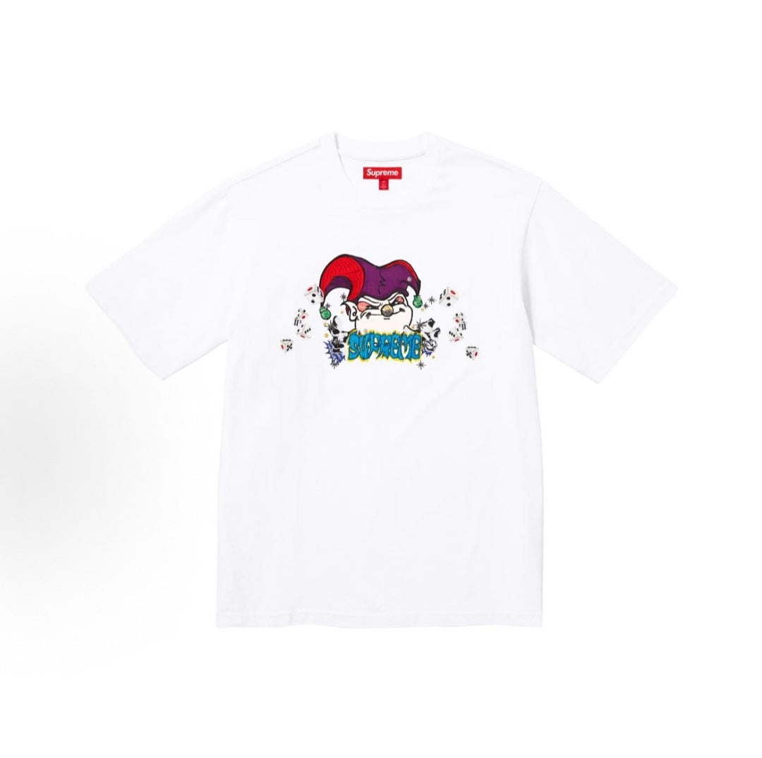 款号M477#p40💰 Supreme FW25 WEEK19 AOI Jester S/S Top 天鹅印花款圆领短袖T恤 男女同款 宽松版型 采用260克双纱纯棉 圆筒 从面料到辅料全部三标齐 - view 2