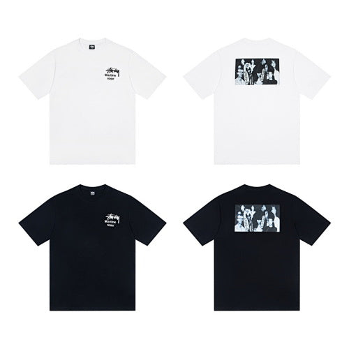 Stussy x Martine Rose Collaboration Figure Print Crew Neck Short Sleeve T-Shirt
