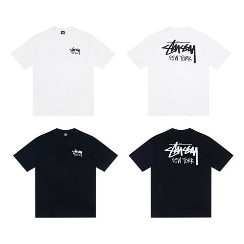 Stussy New York City Logo Crew Neck T-Shirt
