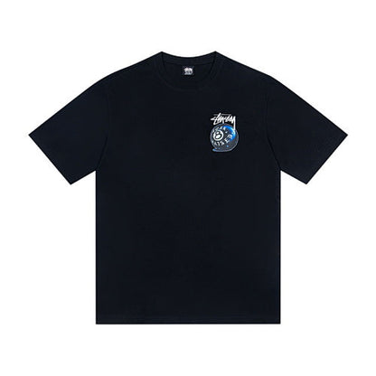 Stussy Collaboration Series 8-Ball Print Crew Neck T-Shirt