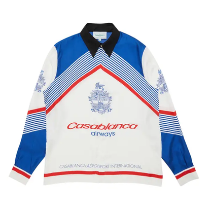 CASABLANCA Long Sleeved Silk Shirt #C558