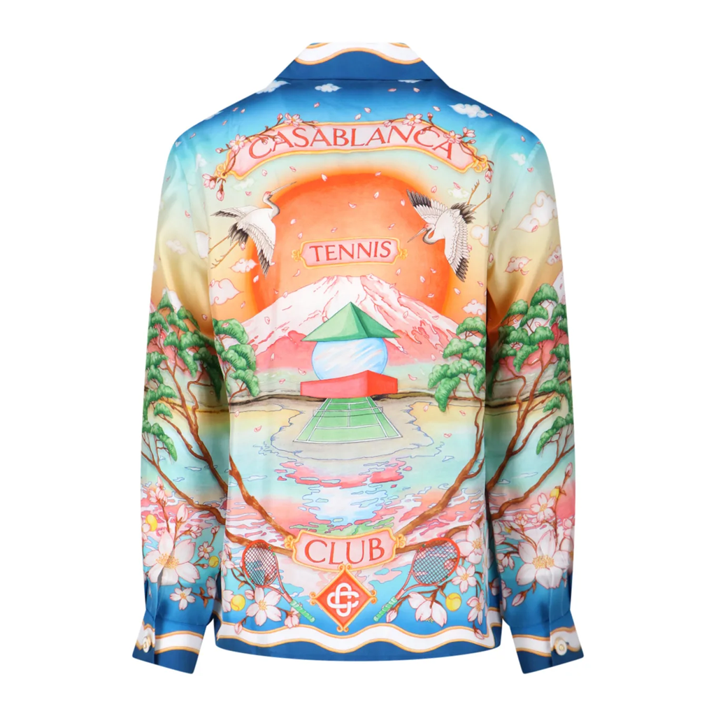 CASABLANCA Long Sleeved Silk Shirt #3551