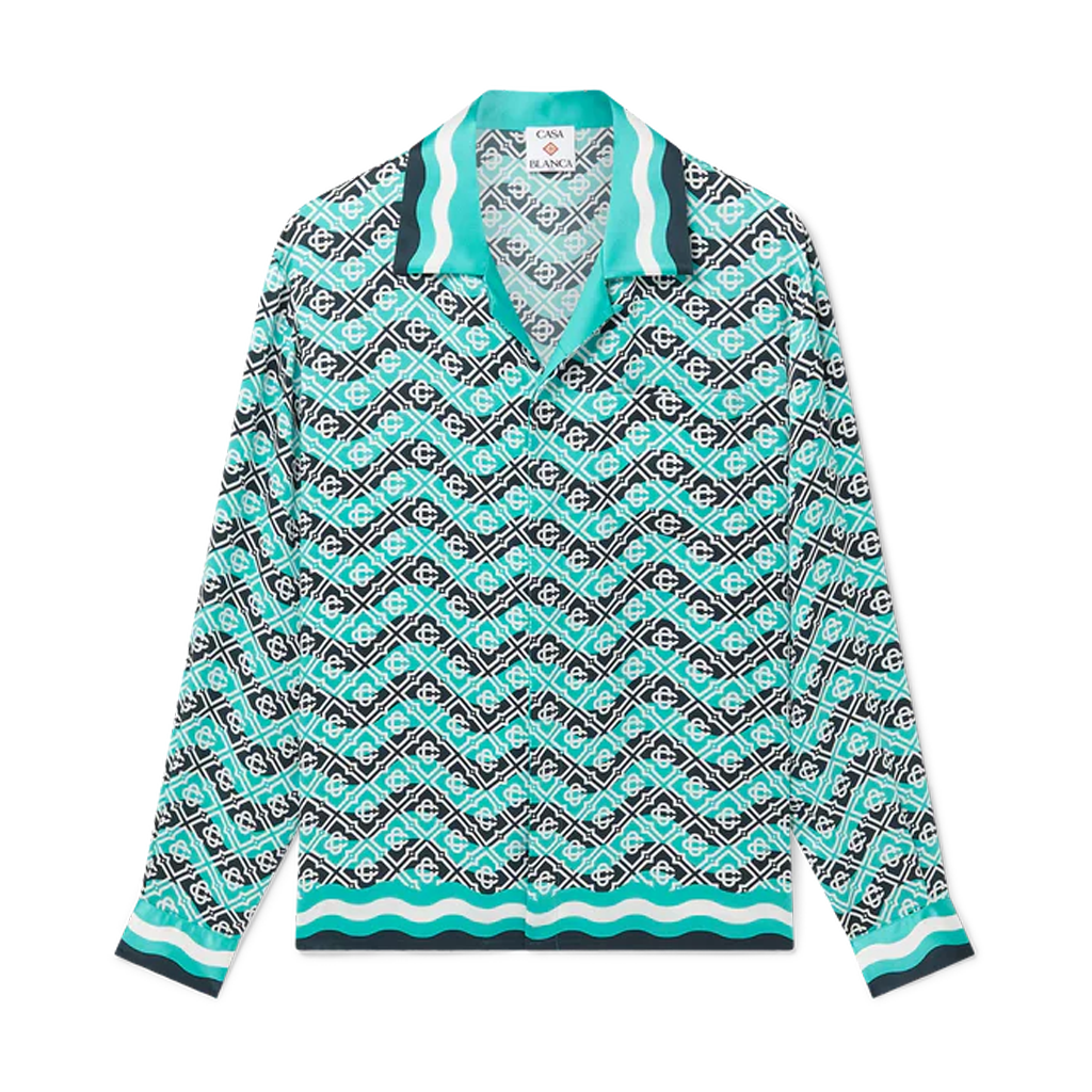CASABLANCA Long Sleeved Silk Shirt #3563