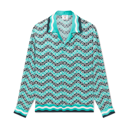 CASABLANCA Long Sleeved Silk Shirt #3563