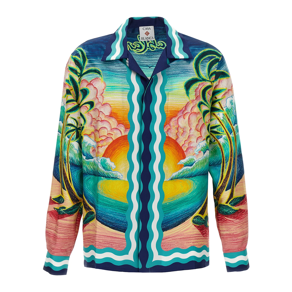 CASABLANCA Long Sleeved Silk Shirt #3547