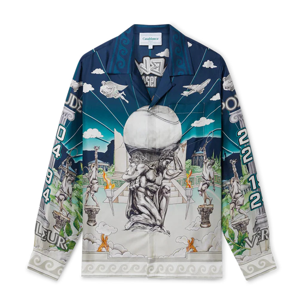 CASABLANCA Long Sleeved Silk Shirt #3521