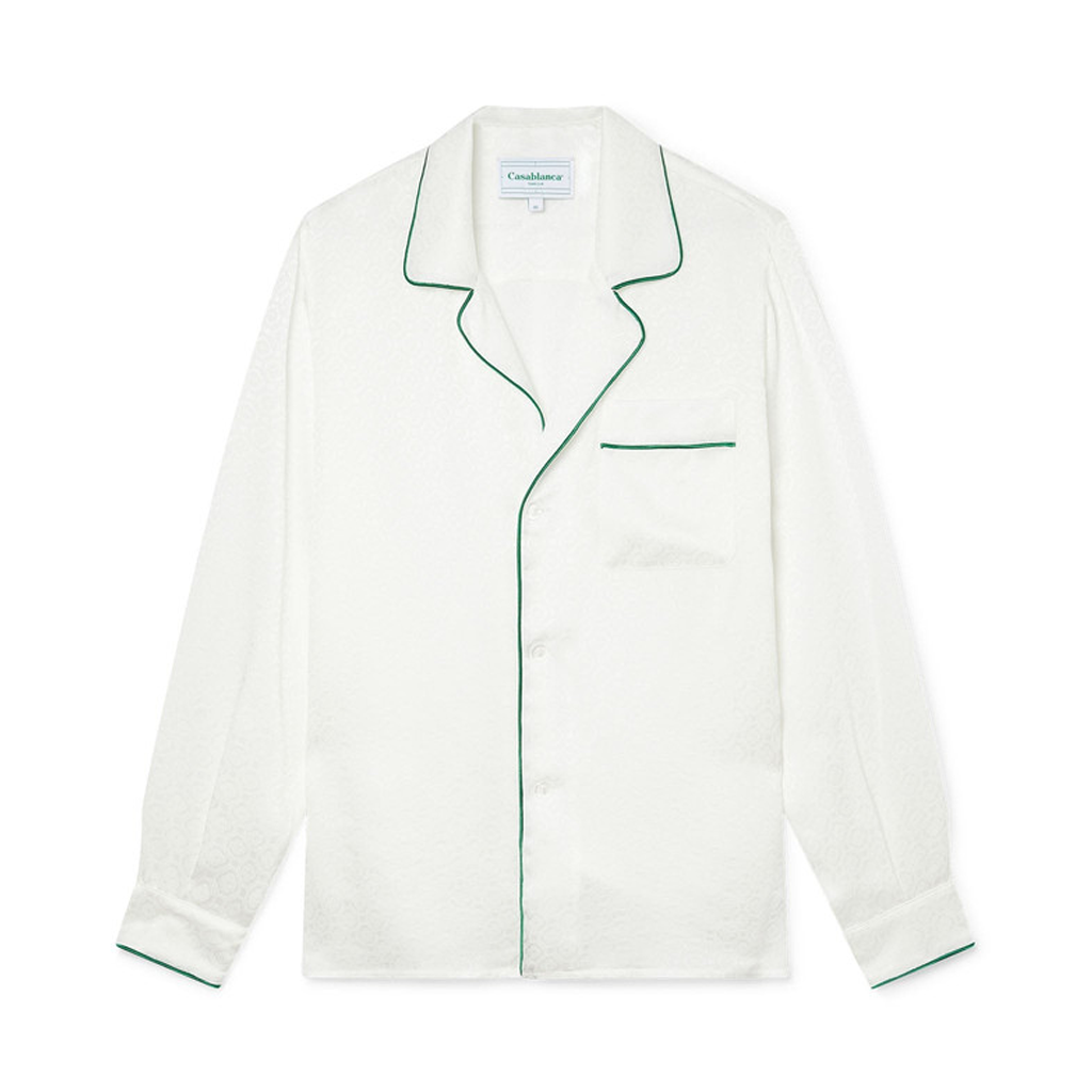 CASABLANCA Long Sleeved Silk Shirt #1024