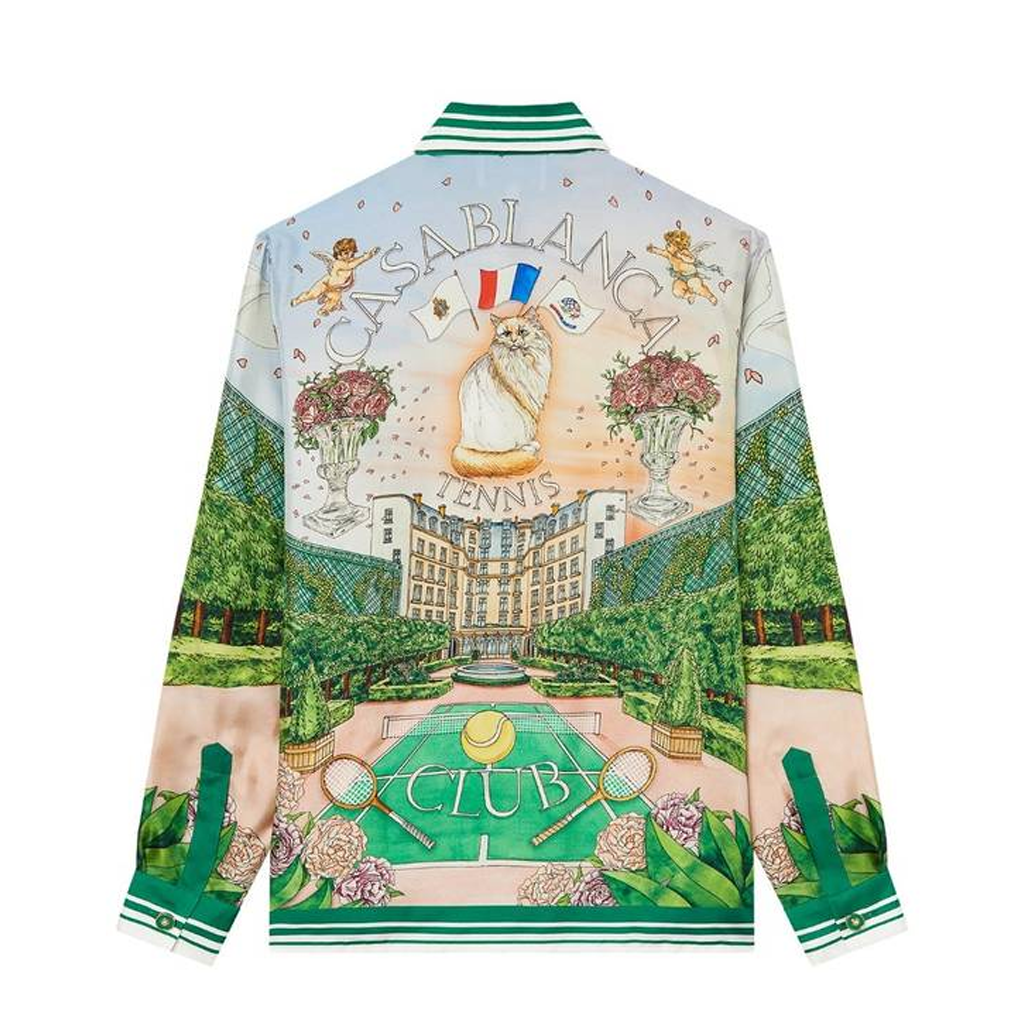 CASABLANCA Long Sleeved Silk Shirt #X559