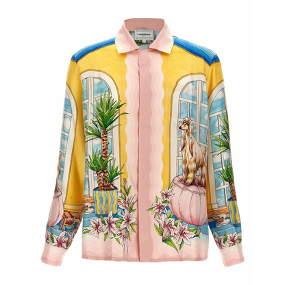 CASABLANCA Long Sleeved Silk Shirt #3502
