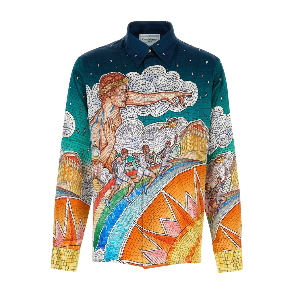 CASABLANCA Long Sleeved Silk Shirt #3520