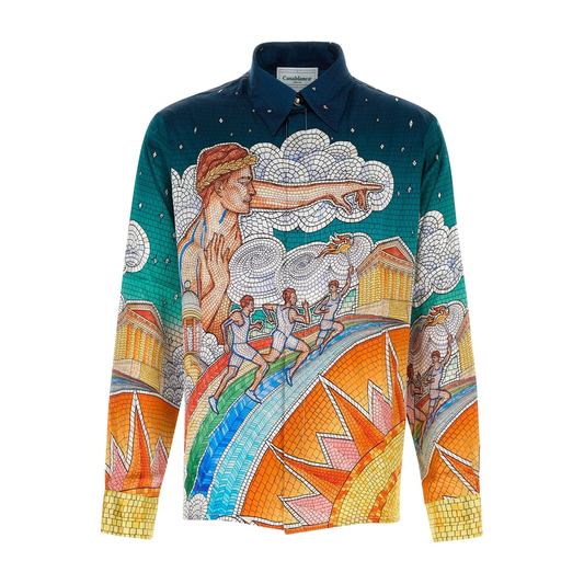 CASABLANCA Long Sleeved Silk Shirt #3520