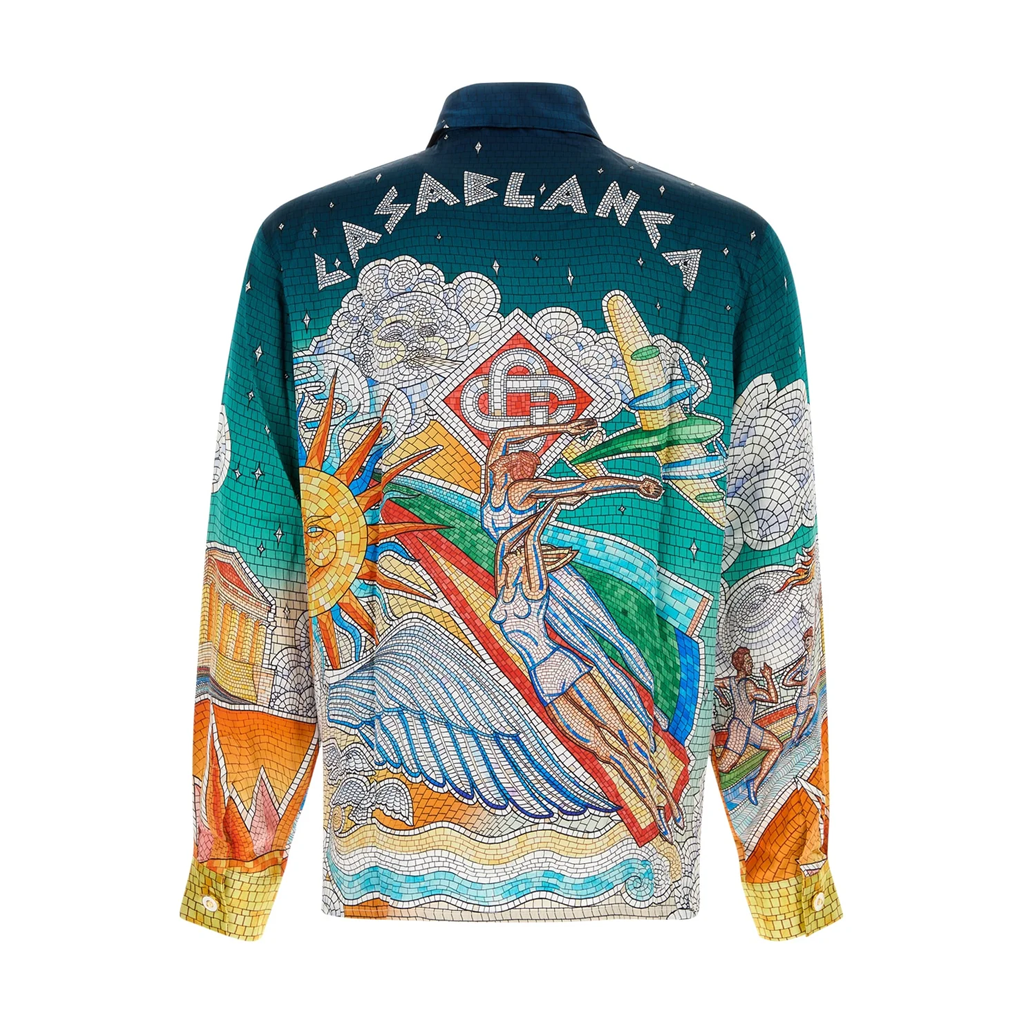 CASABLANCA Long Sleeved Silk Shirt #3520