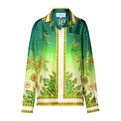 CASABLANCA Long Sleeved Silk Shirt #3508
