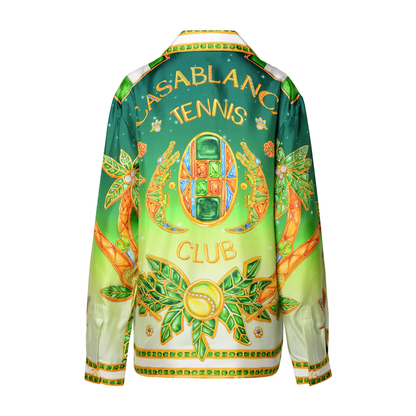 CASABLANCA Long Sleeved Silk Shirt #3508
