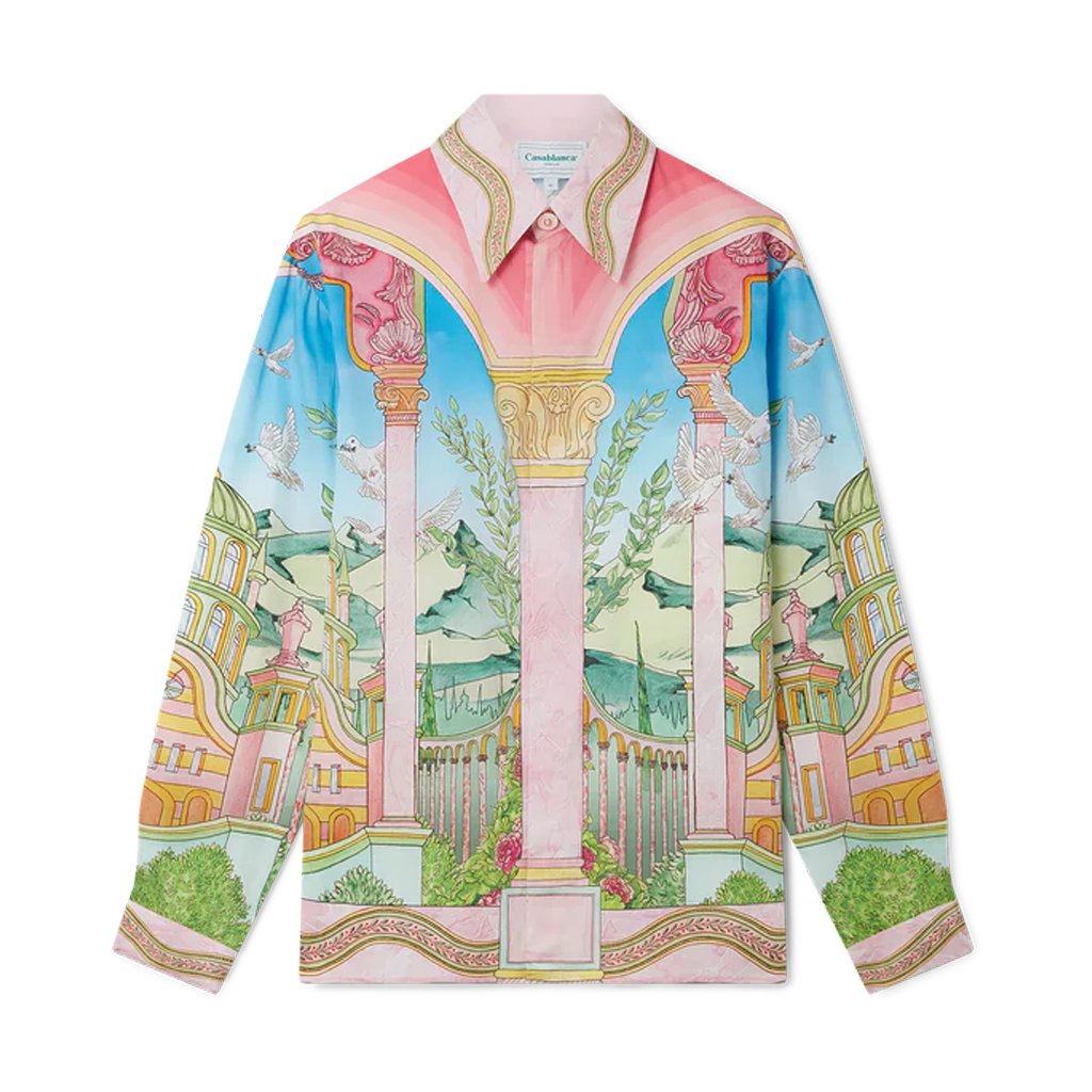 CASABLANCA Long Sleeved Silk Shirt #3496