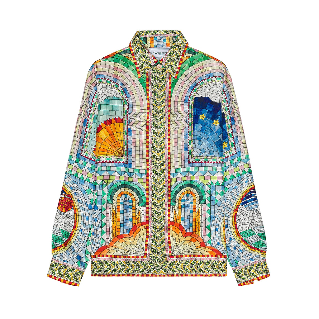 CASABLANCA Long Sleeved Silk Shirt #3497