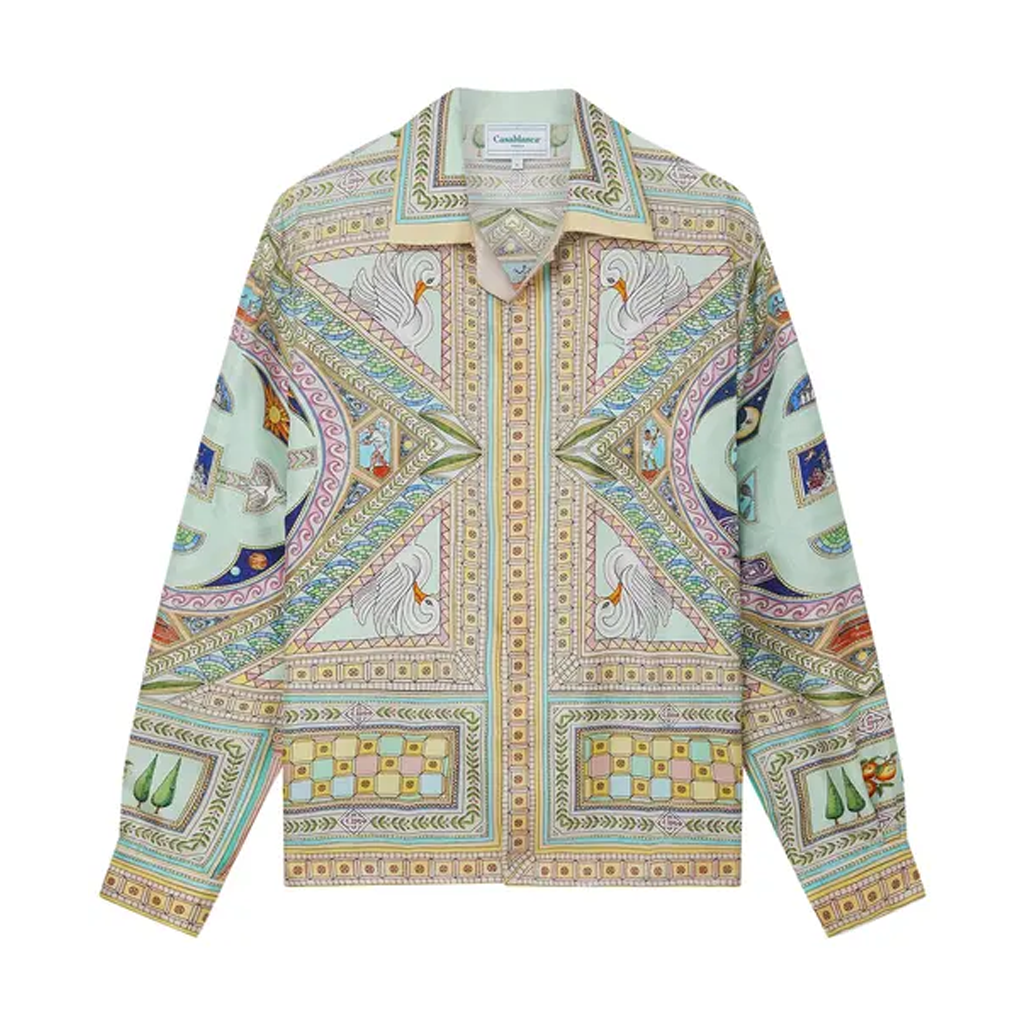CASABLANCA Long Sleeved Silk Shirt #3498