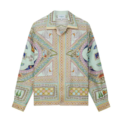 CASABLANCA Long Sleeved Silk Shirt #3498