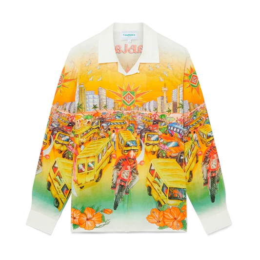 CASABLANCA Long Sleeved Silk Shirt #3473