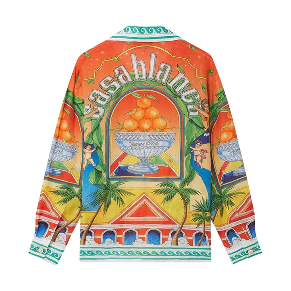 CASABLANCA Long Sleeved Silk Shirt #3490