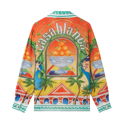 CASABLANCA Long Sleeved Silk Shirt #3490