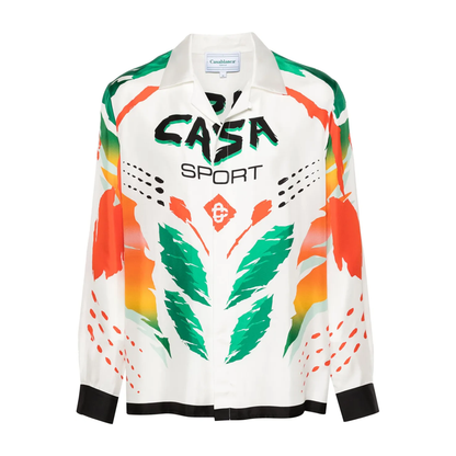 CASABLANCA Long Sleeved Silk Shirt #3494