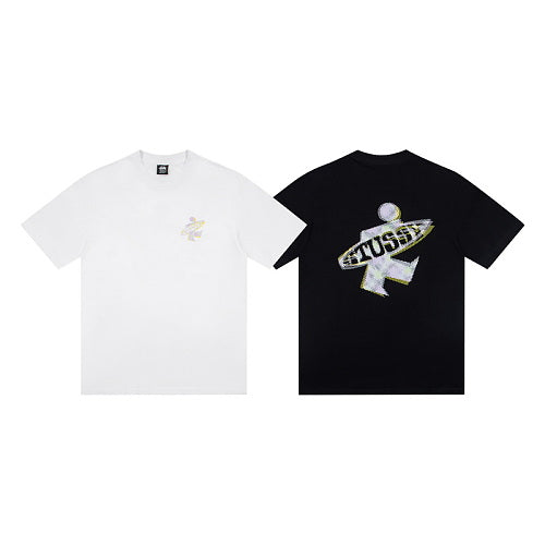 Stussy SS26 Dot Surf Puff Print Gradient Crew Neck Short Sleeve T-Shirt