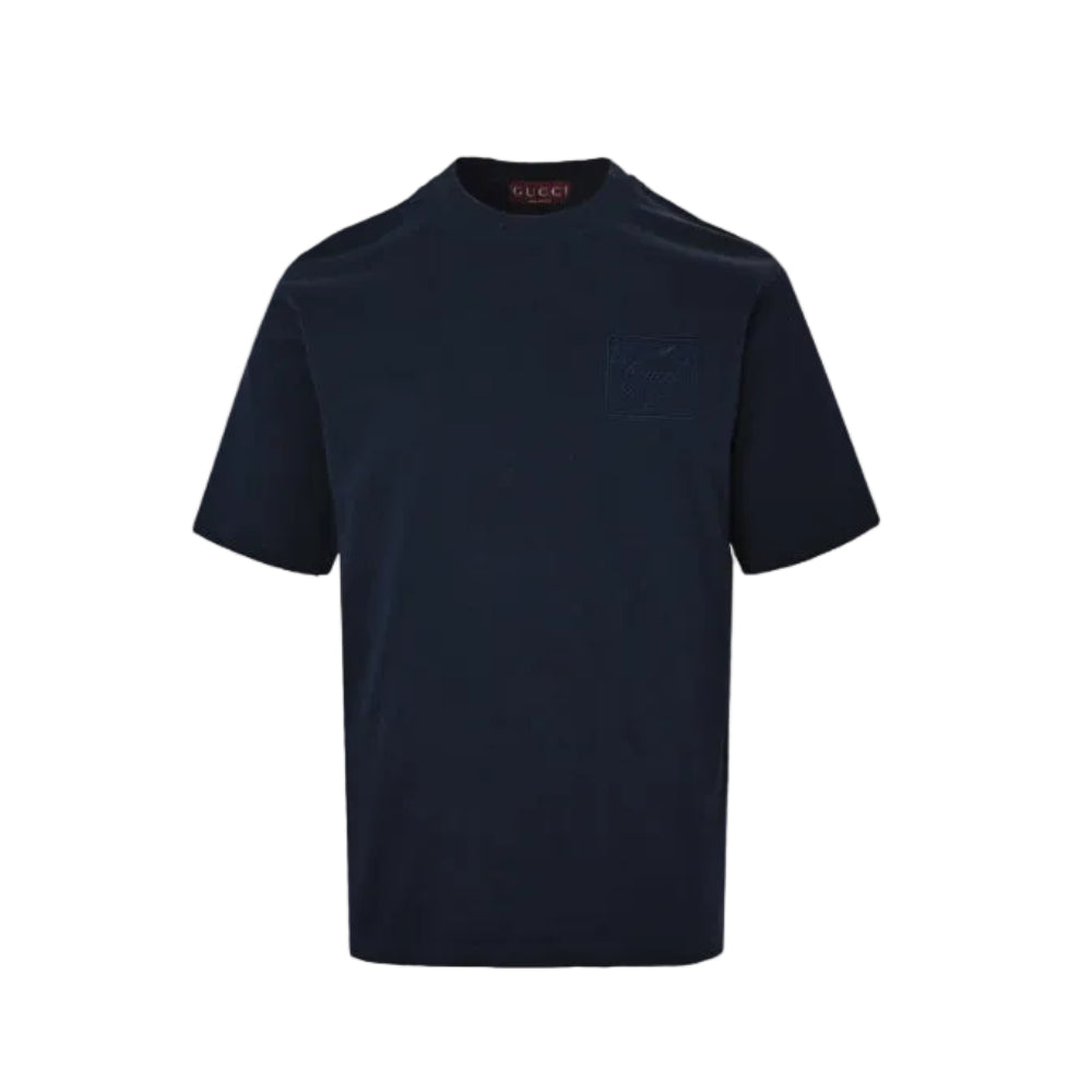 Navy Heavyweight Cotton Essential Tee