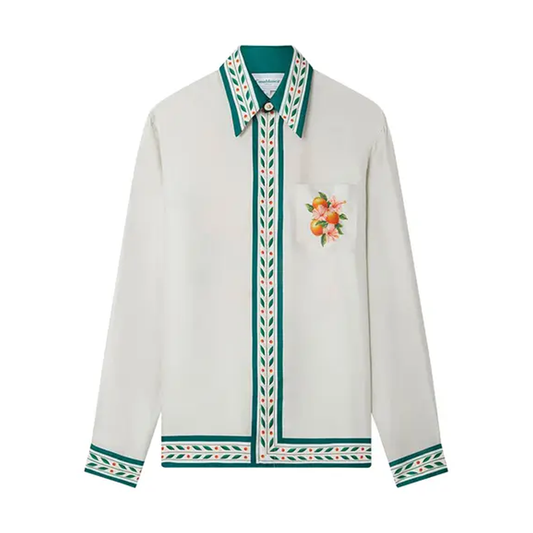 CASABLANCA Long Sleeved Silk Shirt #3461