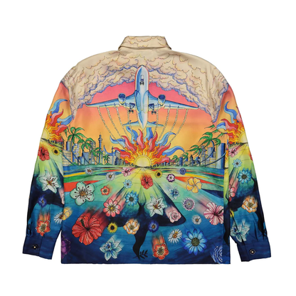 CASABLANCA Long Sleeved Silk Shirt #3464