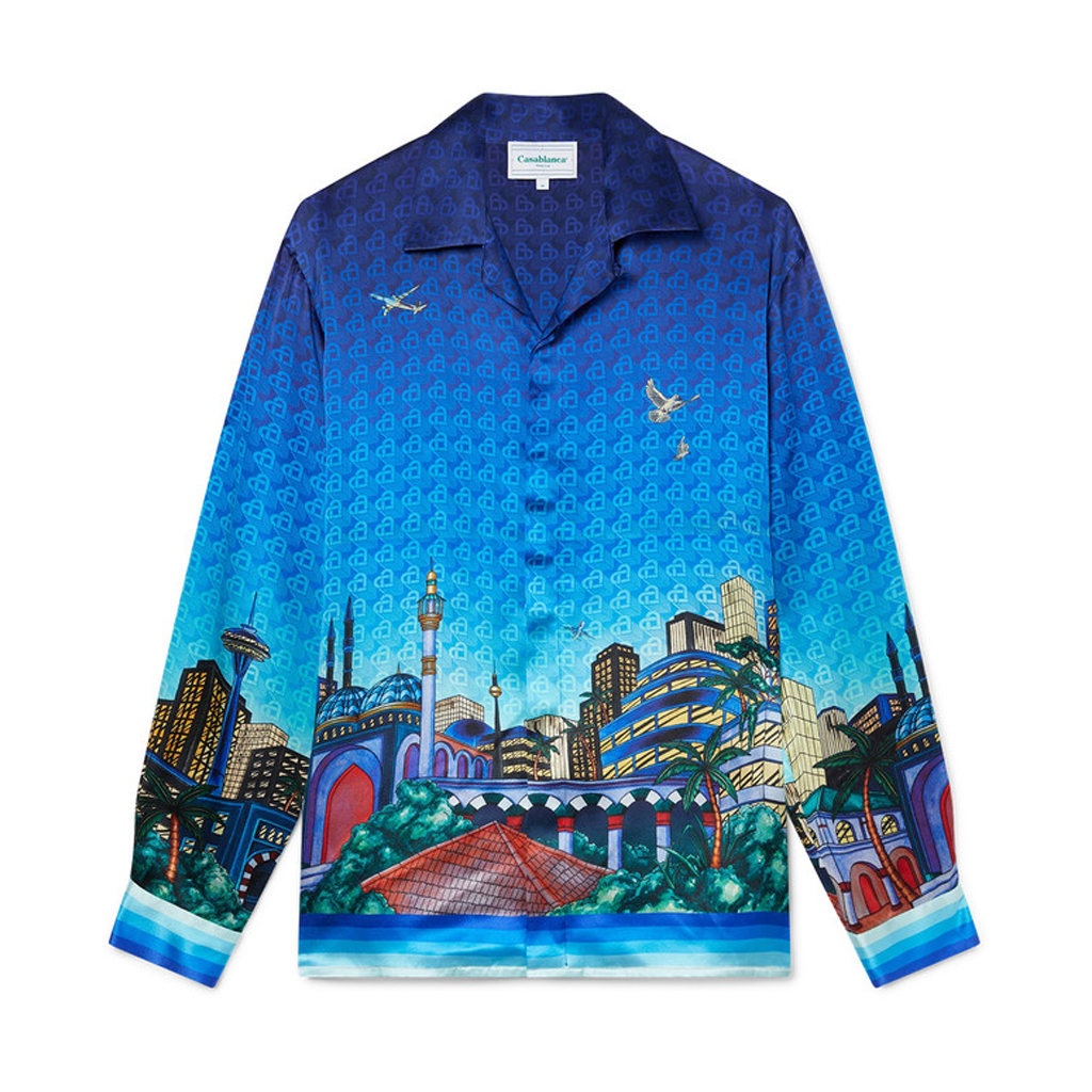 CASABLANCA Long Sleeved Silk Shirt #3468