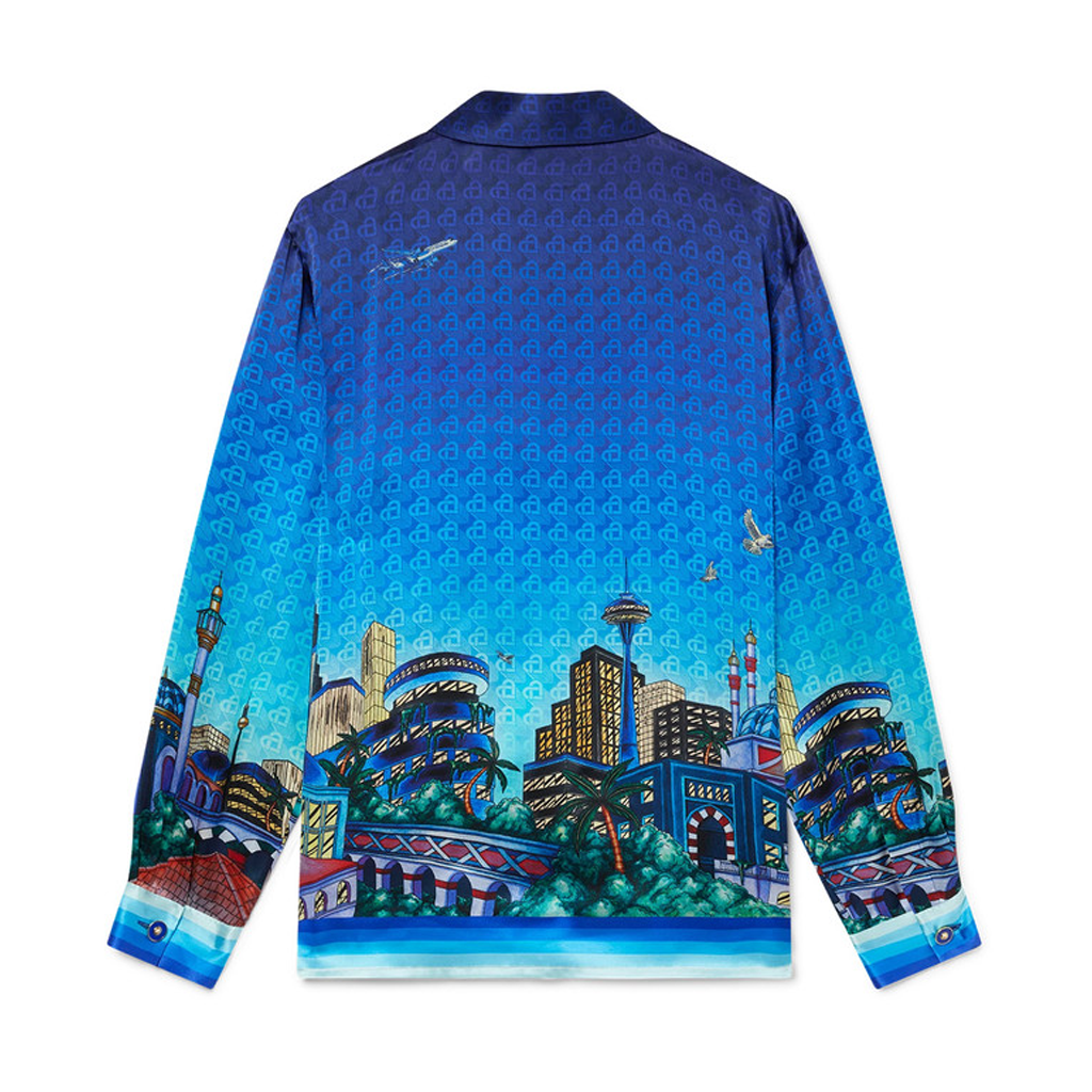 CASABLANCA Long Sleeved Silk Shirt #3468