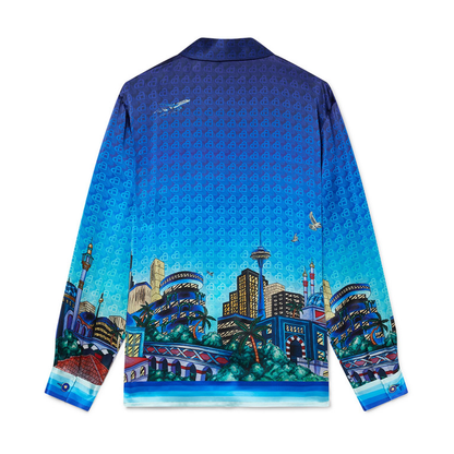 CASABLANCA Long Sleeved Silk Shirt #3468