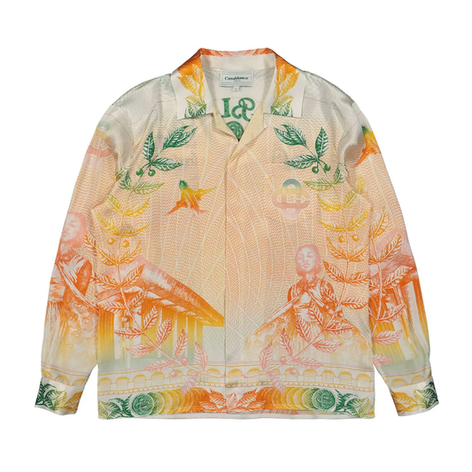 CASABLANCA Long Sleeved Silk Shirt #3472