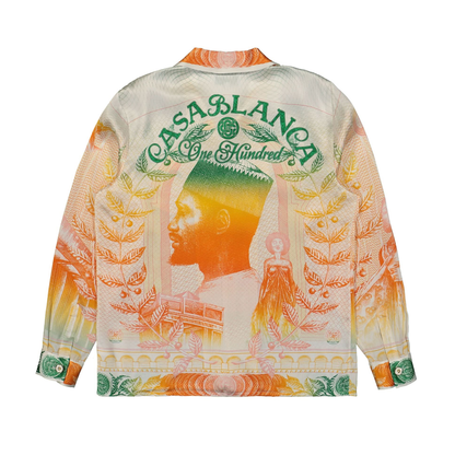 CASABLANCA Long Sleeved Silk Shirt #3472