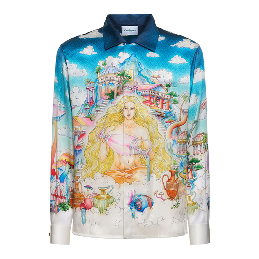 CASABLANCA Long Sleeved Silk Shirt #3503