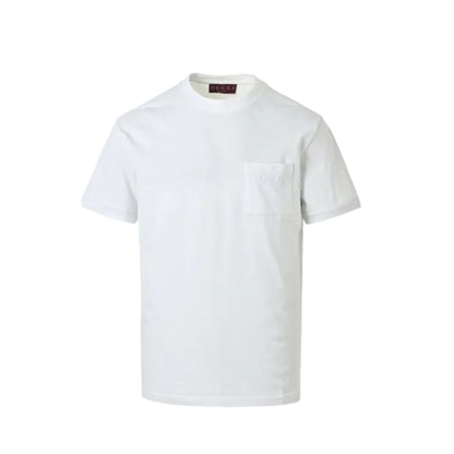 Gucci White Heavyweight Cotton Pocket Tee