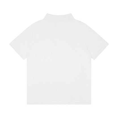 Stussy x Nike World Tour Logo Embroidered Solid Colour Pique Polo Shirt