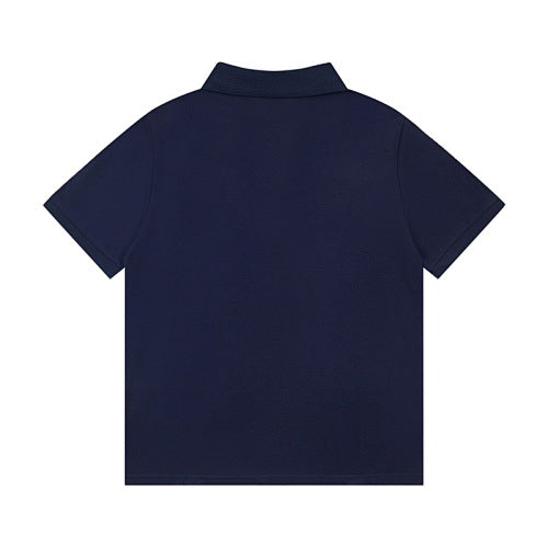 Stussy Swirl S Logo Embroidered Solid Colour Pique Polo Shirt